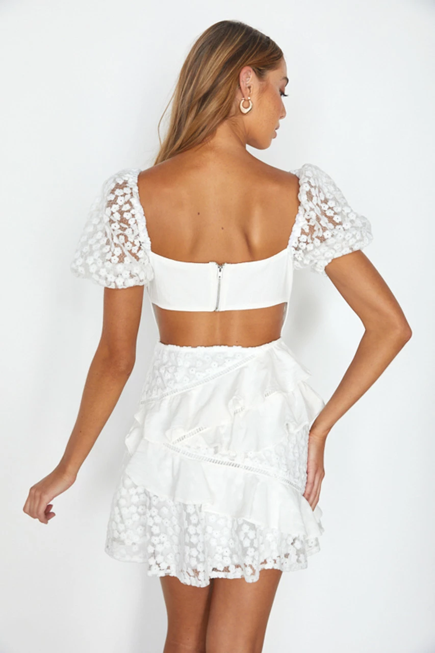 Sandra Mini Dress -White-FINAL SALE 5 Sandra Mini Dress -White-FINAL SALE - Image 3