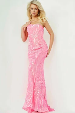 Jovani Gown - 05664 30 Jovani Gown - 05664 -US Dress Sales Shop 05664 NEONPINK 3 640x960 88381.1680007585