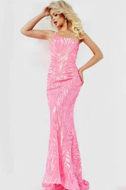 Jovani Gown - 05664 32 Jovani Gown - 05664 -US Dress Sales Shop 05664 NEONPINK 5 640x960 52171.1680007585
