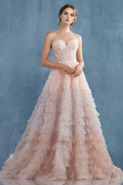 Style A0767 Blush Eva Gown By Andrea & Leo Couture