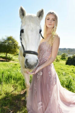 Alisha Gown - MAUVE -US Dress Sales Shop Alisha Gown Mauve pink 3 52526.1671568469