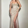 Yvette Glitter Gown - Champagne Gold -US Dress Sales Shop Champagne Gold 19679.1680280103