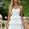 Kiara Mini Dress -White -US Dress Sales Shop ComA001 66 42702.1680530447