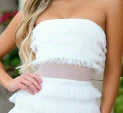 Georgia Mini Dress - White 8 Georgia Mini Dress - White -US Dress Sales Shop ComA001 57141.1680537363