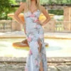 Cali Maxi Dress - Blue Floral 2 Cali Maxi Dress - Blue Floral -US Dress Sales Shop Comfy1 56 84058.1680532730