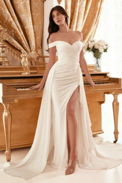 Constance Gown - Off White -US Dress Sales Shop Costance gown off white front3 54910.1686154914