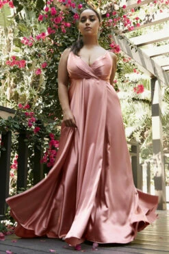 Francesca Gown -US Dress Sales Shop Francesca Desert Rose Front 04992.1687182564