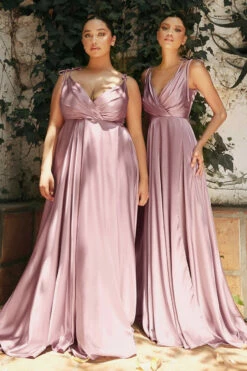 Francesca Gown -US Dress Sales Shop Francesca Mauve Front 94683.1687182519