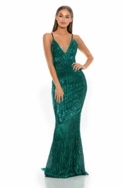 GLISTEN GOWN Emerald - Portia & Scarlett