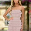 Georgia Mini Dress - Blush -US Dress Sales Shop Georgia Mini Blush 16643.1681235690