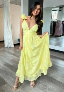 Size Small, Arabella Maxi - Yellow - FINAL SALE