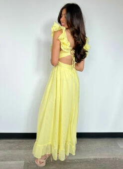 Size Small, Arabella Maxi - Yellow - FINAL SALE -US Dress Sales Shop IMG 0423 34886.1686144193