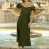 Maldives Midi Dress - Olive -US Dress Sales Shop LB001 1381 20194.1657550329