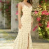 Greta Maxi Dress - Yellow Floral -US Dress Sales Shop LB001 340 Original 42966.1652985030