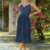 Maia Midi Dress- Steel Blue - FINAL SALE -US Dress Sales Shop LB001 677 00387.1652461372