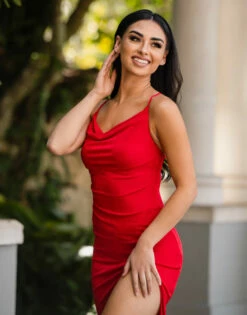 Sutton Slip Dress - Red -US Dress Sales Shop LBTIEE 6 65291.1646330057