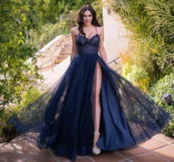Dani Gown - Navy -US Dress Sales Shop LBTdoneeee 143 39291.1676304385