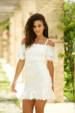 Size 2 BEATRICE Dress - White - FINAL SALE -US Dress Sales Shop Ladyblacktie 2 17526.1650627823