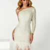 PS23016-Ivory - Portia & Scarlett 2 PS23016-Ivory - Portia & Scarlett -US Dress Sales Shop PS23016 IVORY upclose 74207.1685622552