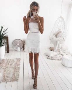 Vicky Dress - White -US Dress Sales Shop Vicky dress white 1 59749.1651084903