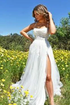 Alisha Gown - IVORY -US Dress Sales Shop alisha gown white 58843.1596418030