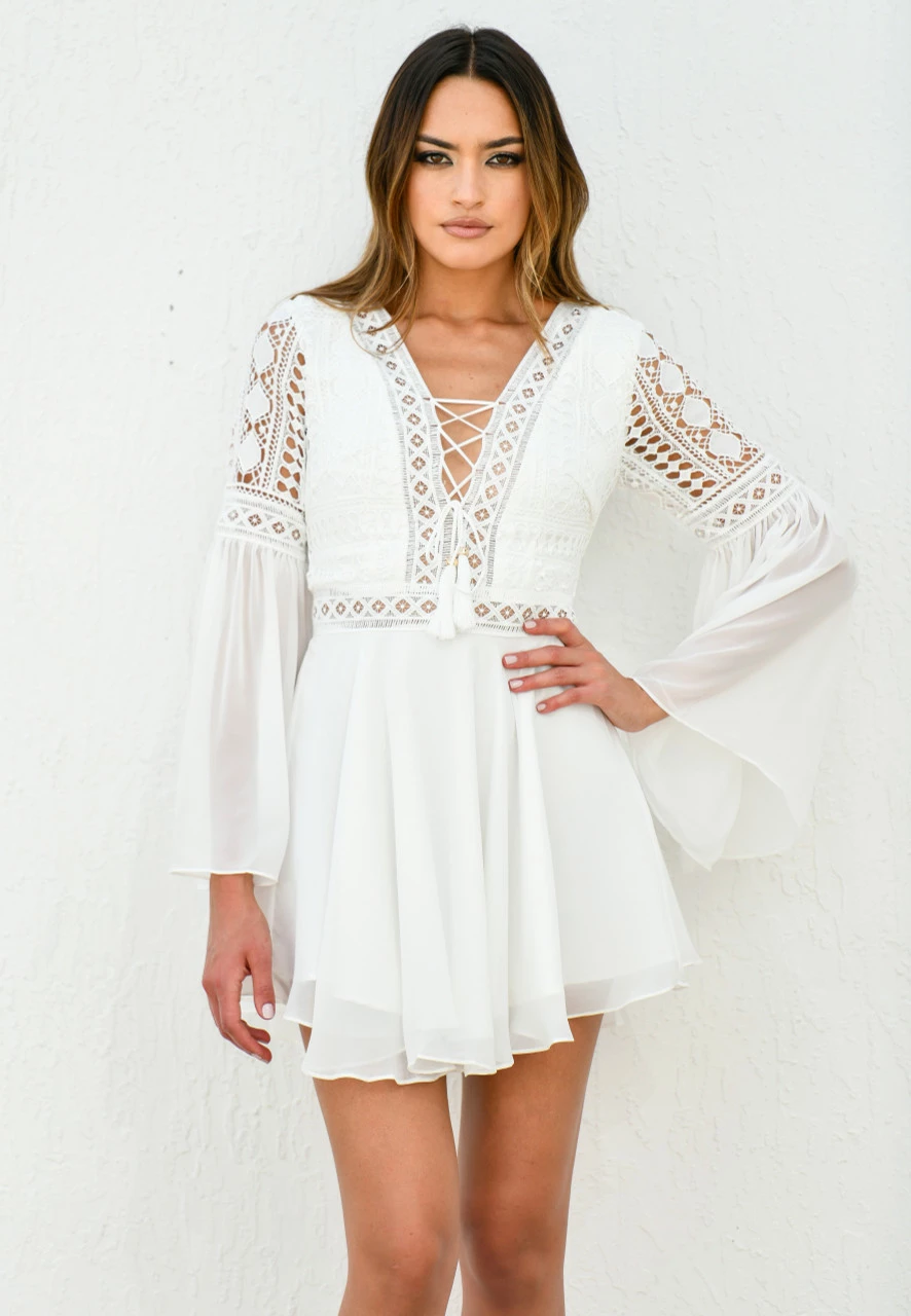 Alyse Dress - White 7 Alyse Dress - White - Image 5