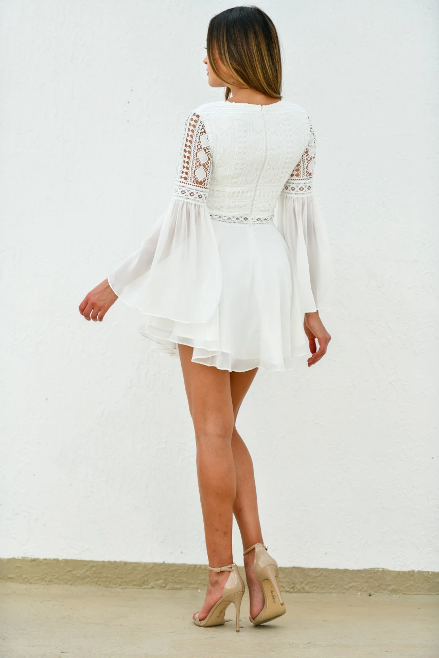 Alyse Dress - White 5 Alyse Dress - White - Image 3