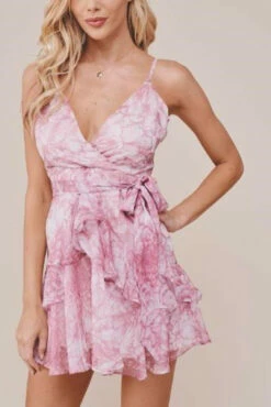 Annika Mini Dress - Desert Rose-FINAL SALE