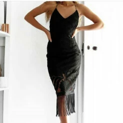 Khaleesi Dress - BLACK -US Dress Sales Shop black 2 43621.1597880358