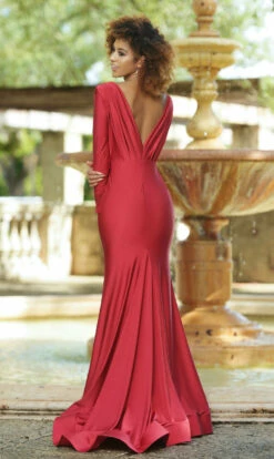 Britta Long Sleeve Gown -Burgundy - FINAL SALE 8 Britta Long Sleeve Gown -Burgundy - FINAL SALE -US Dress Sales Shop britta.burgundy.retouch 75386.1654178579