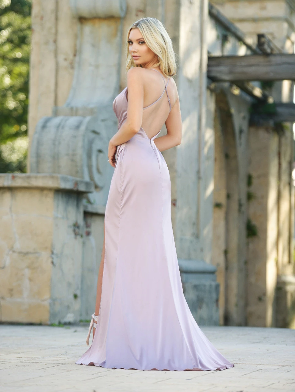 Tiana Gown- Mauve 4 Tiana Gown- Mauve - Image 2