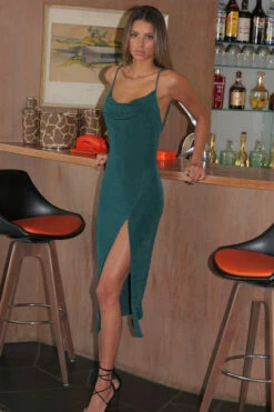 Sutton Slip Dress - Emerald -US Dress Sales Shop emerald 1 18535.1651675656