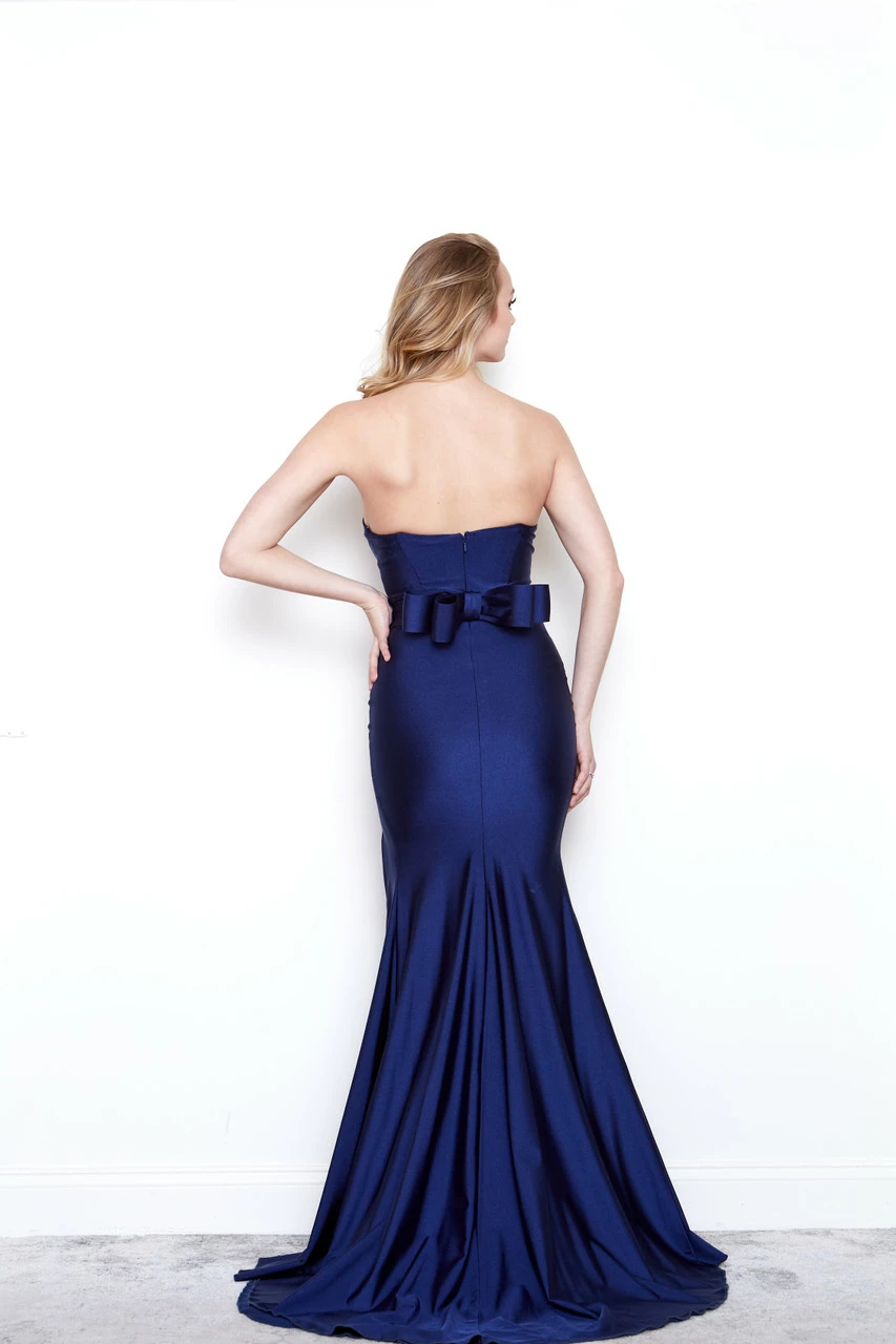 Gabriela Strapless Gown With Slit 7 Gabriela Strapless Gown With Slit - Image 5