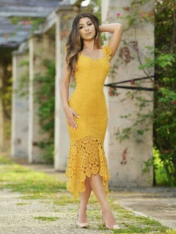 Giselle Dress - Mustard