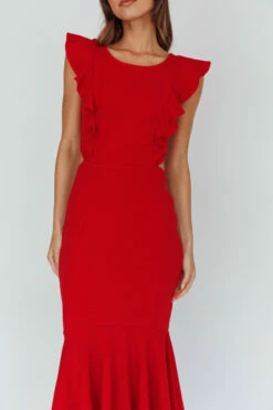 Kennedy Midi Dress - Red 7 Kennedy Midi Dress - Red -US Dress Sales Shop kennedy 3 33764.1694690095