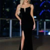 Shanti Gown - Black Velvet - FINAL SALE 2 Shanti Gown - Black Velvet - FINAL SALE -US Dress Sales Shop lbt 51 10593.1673988919