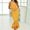 Leanne Midi Dress - Mustard 2 Leanne Midi Dress - Mustard -US Dress Sales Shop leanne midi dress 43684.1651232754
