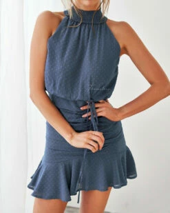 Pip Dress - Steel Blue -US Dress Sales Shop pip dress steel blue two sisters the label 5 16184.1581627480