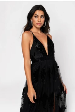 Promenade Maxi Dress - BLACK -US Dress Sales Shop promenade black 2 33306.1579131339