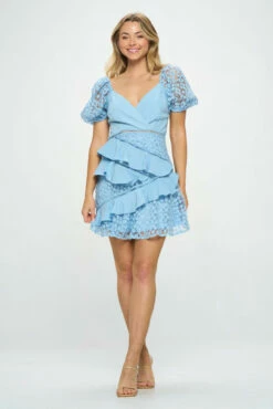 Sandra Mini Dress - Light Blue- FINAL SALE 9 Sandra Mini Dress - Light Blue- FINAL SALE -US Dress Sales Shop sandra b 4 32278.1687464979