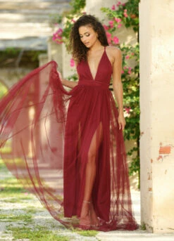 Sydney Maxi Dress - Wine -US Dress Sales Shop sydney wine 1 88144.1651089958