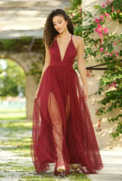 Sydney Maxi Dress - Wine -US Dress Sales Shop sydney wine 9 54721.1651089958
